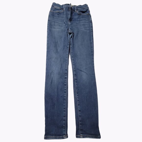 Frame High Skinny Crop Jeans Womens Size 25 Medium Wash Denim Pants - Picture 2 of 6